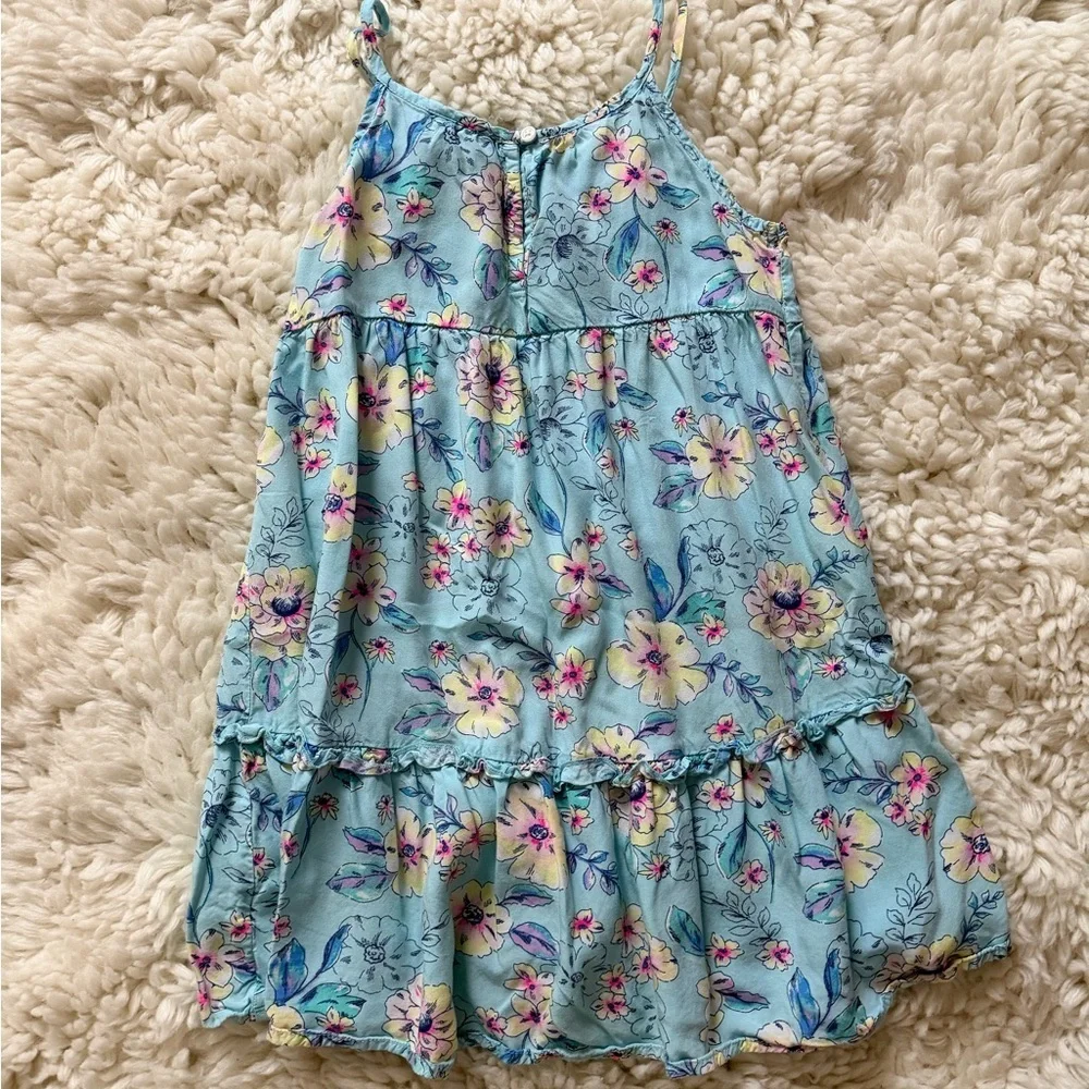OshKosh B'gosh Light Blue Floral Dress